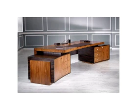 Стол руководителя с этажером Мерсин images