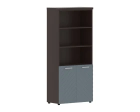 Шкаф с 1 комплектом глухих малых дверей и топом 854х452х1958 Torr Люкс images