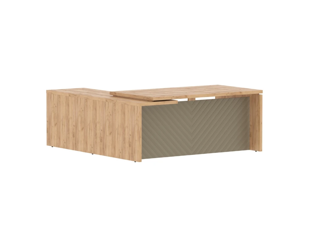 Стол руководителя 1800х2000х750/696 Torr Люкс