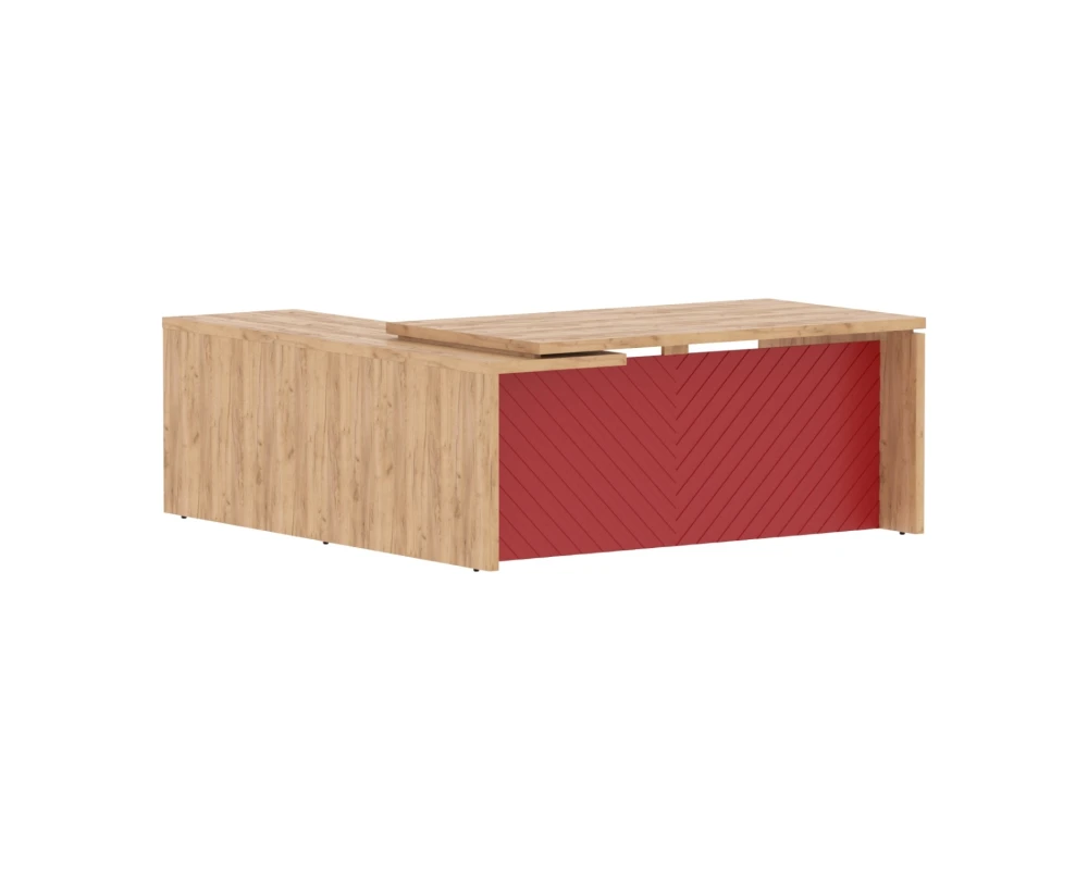 Стол руководителя 1800х2000х750/696 Torr Люкс