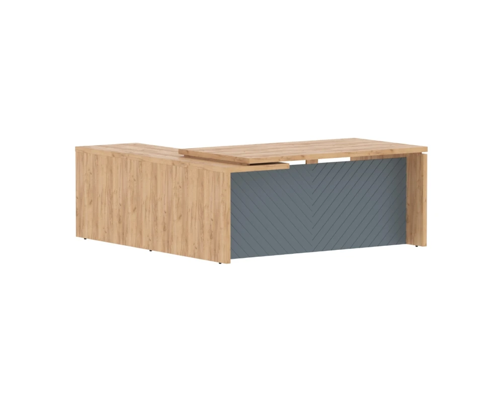 Стол руководителя 1800х2000х750/696 Torr Люкс