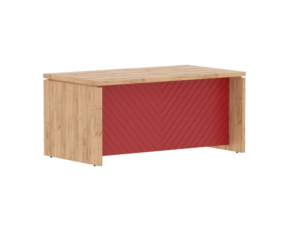 Стол руководителя c большой фронтальной панелью 1600х900х750 Torr Люкс