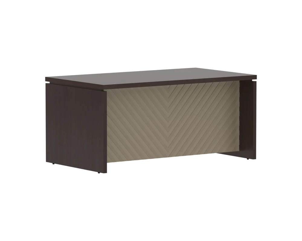 Стол руководителя c большой фронтальной панелью 1600х900х750 Torr Люкс