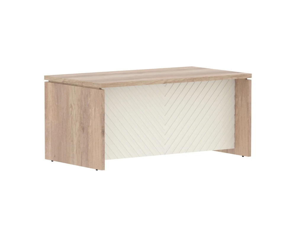 Стол руководителя c большой фронтальной панелью 1600х900х750 Torr Люкс