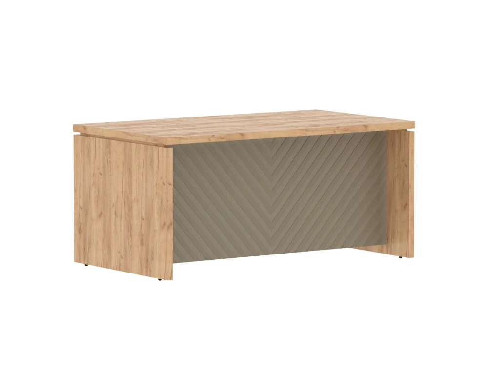 Стол руководителя c большой фронтальной панелью 1600х900х750 Torr Люкс