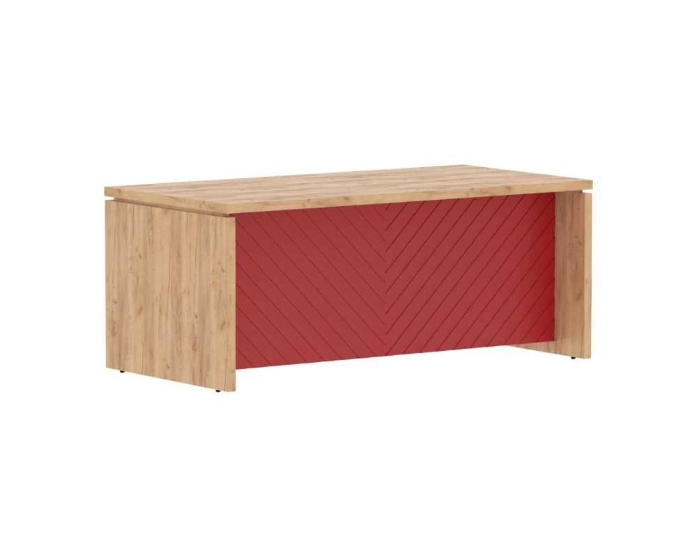 Стол руководителя c большой фронтальной панелью 1800х900х750 Torr Люкс