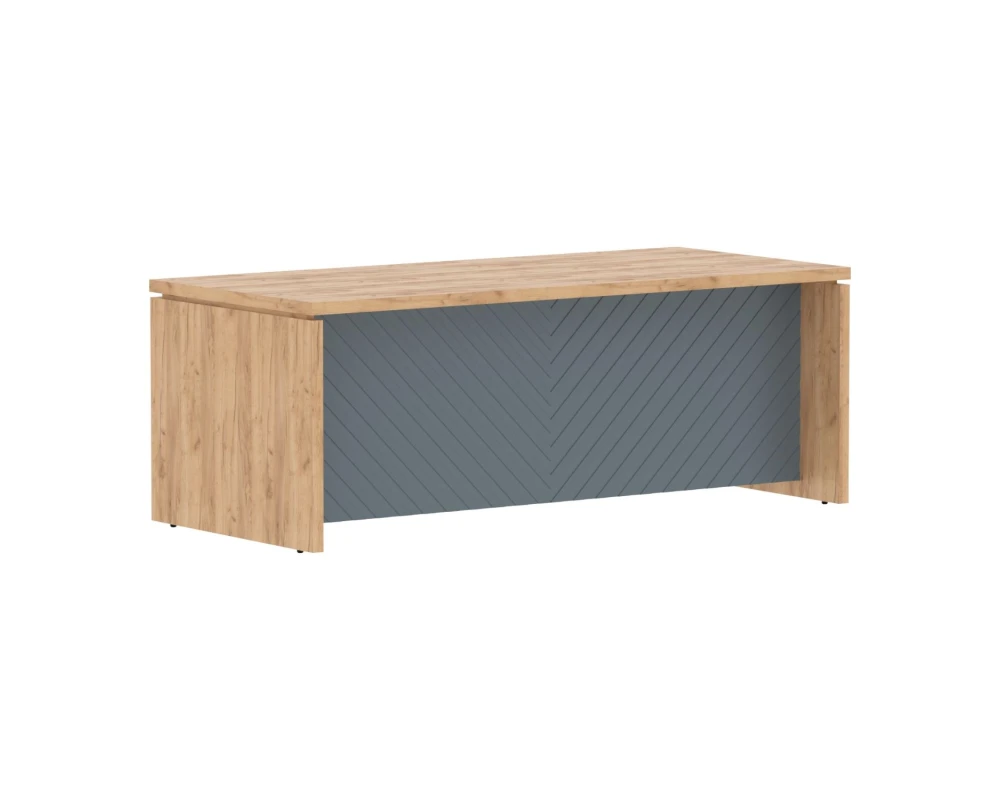 Стол руководителя c большой фронтальной панелью 2000х900х750 Torr Люкс