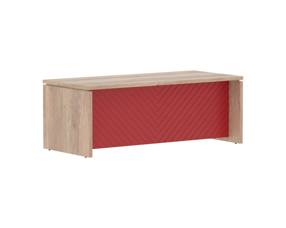 Стол руководителя c большой фронтальной панелью 2000х900х750 Torr Люкс