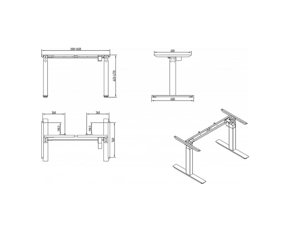 Стол Ergostol Optima Plus
